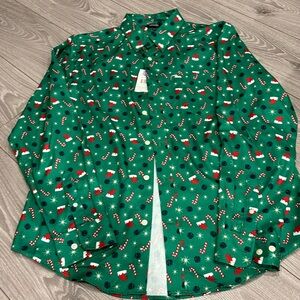 NWT Christmas Dress Shirt
